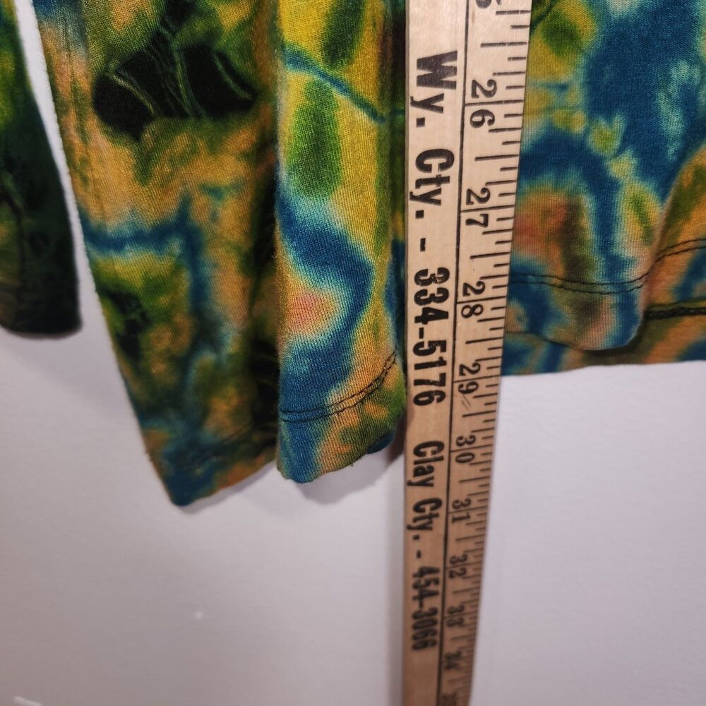 Kathmandu Imports Colorful Tie-Dye Bottom Jersey Knit Top Size M/L - Picture 6 of 8
